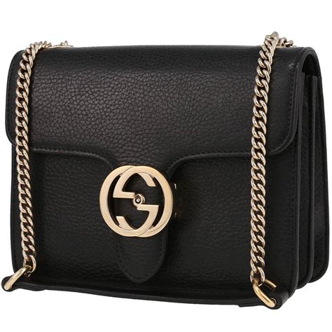 gucci charlotte pelle nere